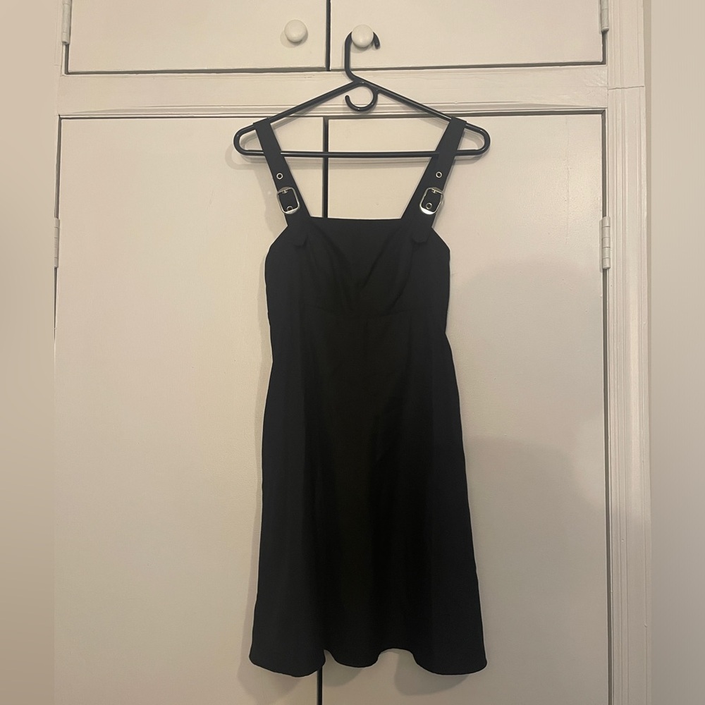 Grommet-Strap Mini Dress (SOLD)